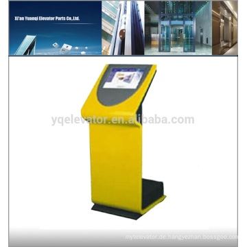 Touch Screen Enclosure, Aufzugstaste